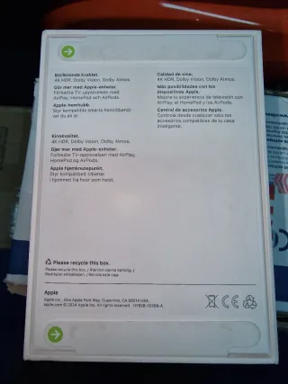 Apple TV 4K Gris Espacial