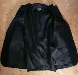 Chaqueta Hilo Negra Talla 50 hombre