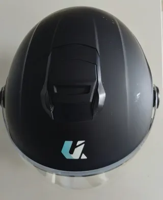 Casco Moto Jet Unik Negro