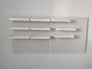 SKADIS IKEA Estanterías Blancas (2 uds)