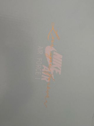 Nike Air Force 1 Lila Love you forever