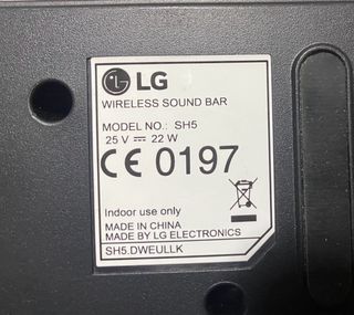 Barra de Sonido LG con Mando - Venta en persona