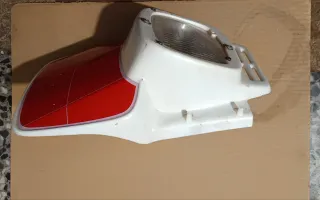Careta Faro Enduro Vintage blanca