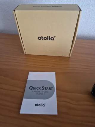 Hub USB 3.0 atolla 4 puertos con carga