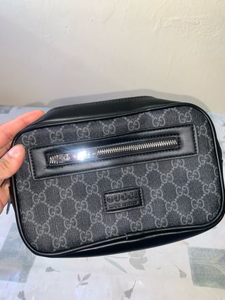 Bandolera Gucci Negra Multicolor