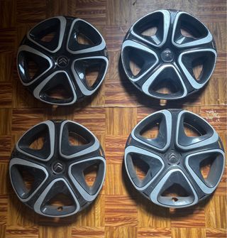 Tapacubos Citroën Air Cross 16 Negro/Gris