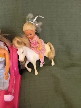 Lote Muñecas Simba con Coche y Accesorios