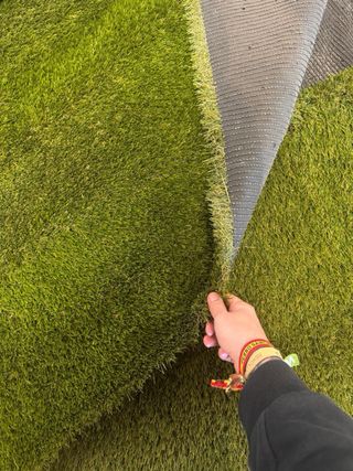 Césped artificial reciclado