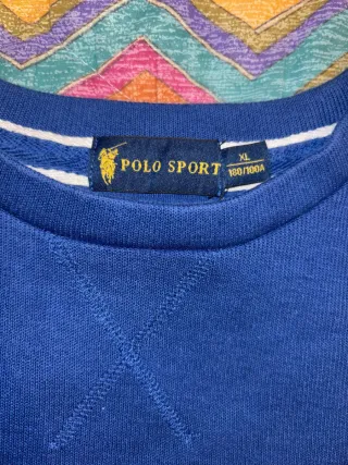 Maglione Polo Sport Blu