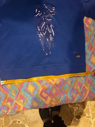 Maglione Polo Sport Blu