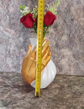 Florero Artesanal Yeso