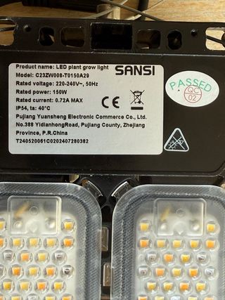 SANSI LED Grow Light 150W