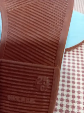 Zapatillas tela niña azul. Talla 25