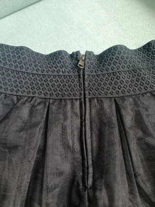 Falda tul bordada abalorios Talla M