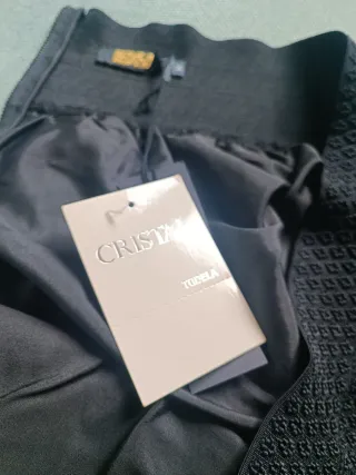 Falda tul bordada abalorios Talla M