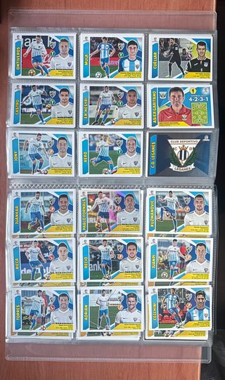 Lote 524 Cromos “SIN REPETIR” LIGA ESTE 17-18