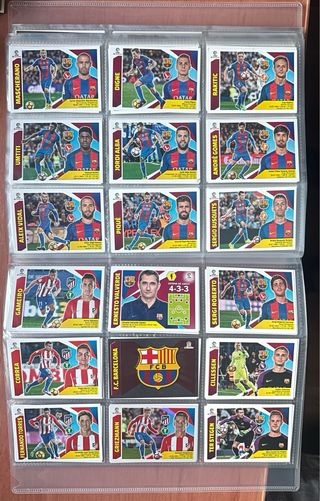 Lote 524 Cromos “SIN REPETIR” LIGA ESTE 17-18