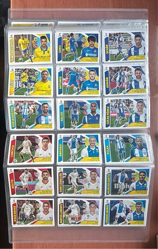 Lote 524 Cromos “SIN REPETIR” LIGA ESTE 17-18