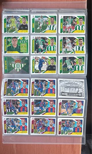 Lote 524 Cromos “SIN REPETIR” LIGA ESTE 17-18