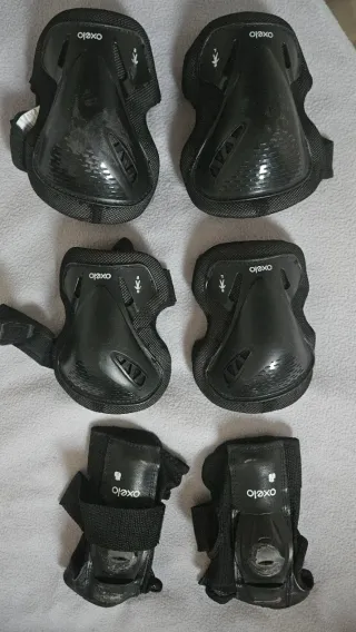 Patines Oxelo T42 protecciones(rodillera,codera, m
