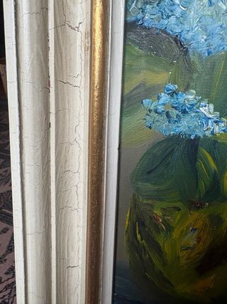 Pintura al óleo P. Gulias Original Dos Niñas