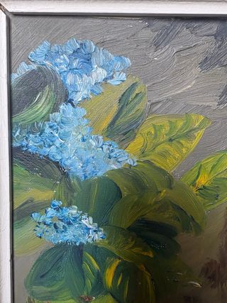 Pintura al óleo P. Gulias Original Dos Niñas