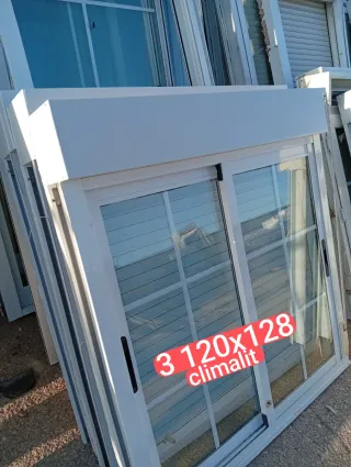 Ventana aluminio corredera 150x126