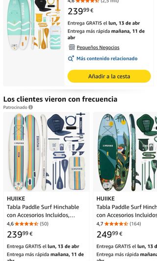 Tabla Paddle Surf Huiike 10.6'