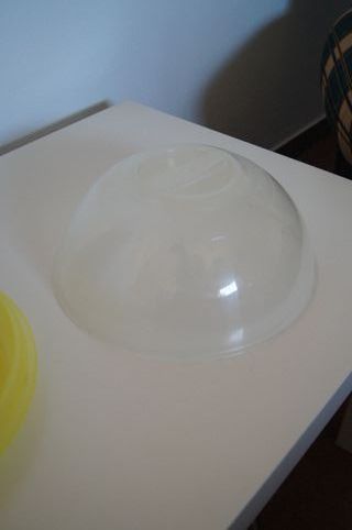 Base para Bolo Transparente e Amarela