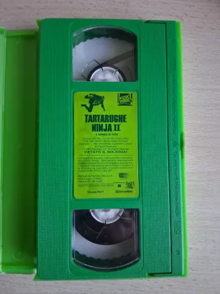 VHS Tartarughe Ninja II Il Segreto di Ooze
