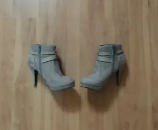 Botines Xti Marrones Tacon