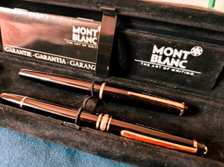 Astuccio 2 penne Montblanc 1989 nuovo