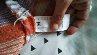 Jersey rayas multicolor talla única