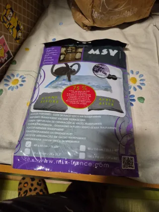 Funda Almacenamiento Vacío Lavanda MSV