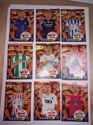 Cromos Adrenalyn XL 25-26 New Master