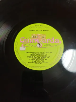 Vinilo Boira - De Par en Par