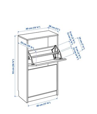 Zapatero Blanco Ikea