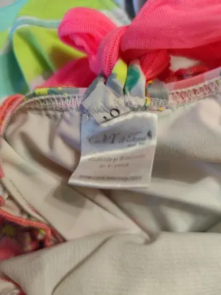 Lote 2 bañadores niña talla 10