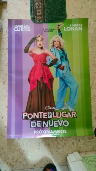 Cartel Cine Disney Ponte en mi lugar de nuevo