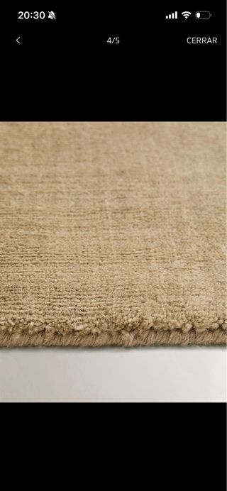 Alfombra Zara Home Lana Beige