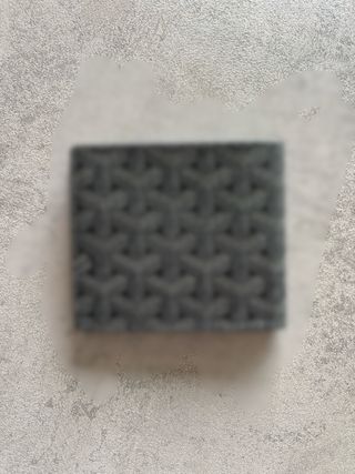 Portafoglio grigio con motivo