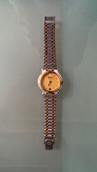 Reloj Gucci 9000M Vintage Oro/Plata Mujer