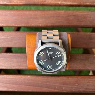 Reloj Nixon The Ranger 45 Negro/Plata