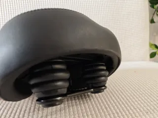 Sillín Bici Cómodo Negro con Muelles