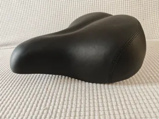 Sillín Bici Cómodo Negro con Muelles