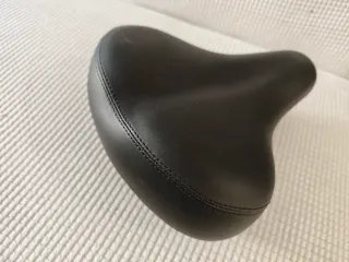 Sillín Bici Cómodo Negro con Muelles