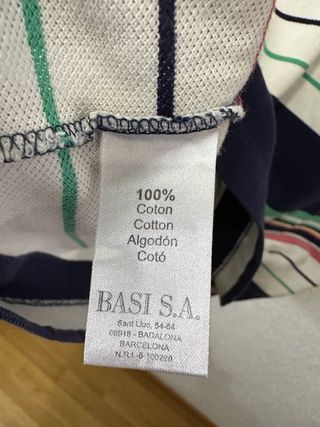 Polo Lacoste Rayas Azul, Verde, Rosa