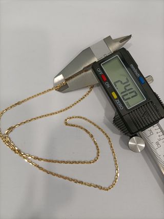 Cadena Oro 18k - Forzada - 8,16gr - 50cm