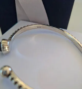 Pulsera Plata Gema Negra