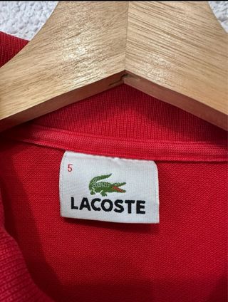 Polo Lacoste Rojo